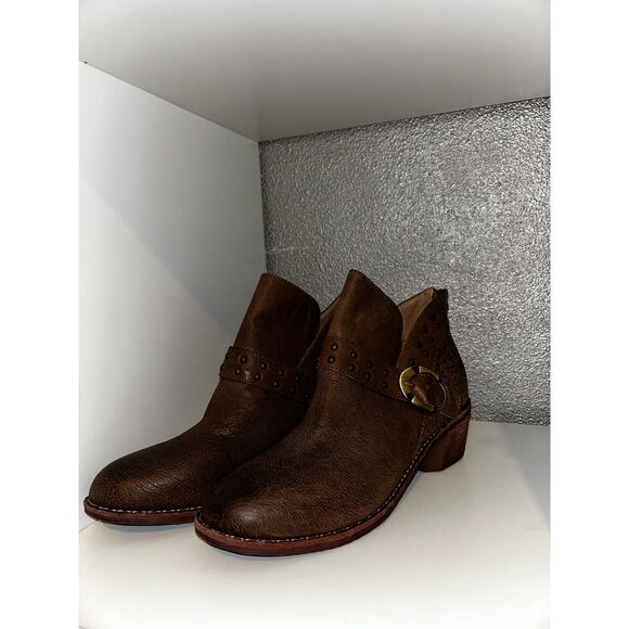 Halsa  Melania  Taupe  Stacked  Heel  Ankle Boot  9M. NWOB - Picture 3 of 12